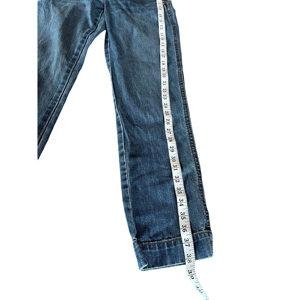 LRL Lauren Jeans Co Ralph Lauren Regular Wash Denim Straight Leg Jeans 4 Petite - Picture 4 of 7